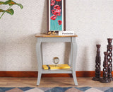 Alexandria Solid Wood End Table - Furniselan Cool-Grey