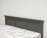Alexandria Solid Wood King Size Bed - Furniselan Slate-Grey