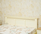 Alexandria Solid Wood King Size Bed with Hydraulic Storage Box Furniselan foresty white