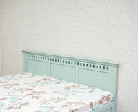 Alexandria Solid Wood King Size Bed with Storage Box - Furniselan Silt-Green