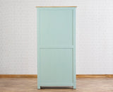 Alexandria Solid Wood Kitchen Crockery Cabinet Two Door Two Drawers Furniselan Silt-Green