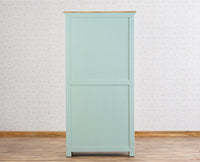 Alexandria Solid Wood Kitchen Crockery Cabinet Two Door Two Drawers Furniselan Silt-Green