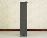 Alexandria Solid Wood Kitchen Crockery Cabinet Two Door Two Drawers Furniselan-Slate grey