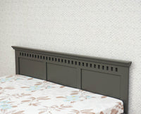 Alexandria Solid Wood Queen Size - Furniselan Slate-Grey
