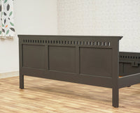 Alexandria Solid Wood Queen Size - Furniselan Slate-Grey