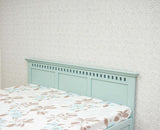Alexandria Solid Wood Queen Size Bed with Storage Box - Furniselan Silt-Green
