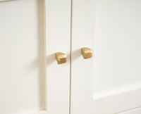 Alexandria Solid Wood Shoe Rack Two Drawer Two Door Furniselan Milky-White