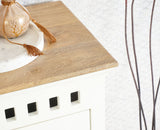 Alexandria Solid Wood Sideboard Three Drawer two door Furniselan -  Frosty White