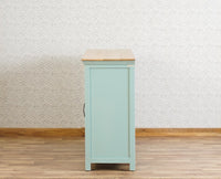 Alexandria Solid Wood Sideboard Three Drawer two door Furniselan - Silt-Green