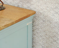 Alexandria Solid Wood Study Table-One Door and one Drawer With Chair Furniselan Silt-Green