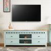 Alexandria Solid Wood TV Cabinet- Four Drawer Furniselan - Silt-Green
