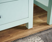 Alexandria Solid Wood TV Cabinet- Four Drawer Furniselan - Silt-Green