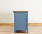 Alexandria Solid Wood TV Cabinet- Two Drawer Furniselan China-Blue