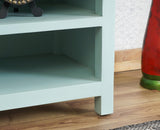 Alexandria Solid Wood TV Cabinet- Two Drawer Furniselan Silt-Green