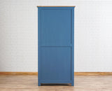 Alexandria Solid Wood Wardrobe Two Drawer Two Door Furniselan China-Blue