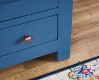 Alexandria Solid Wood Wardrobe Two Drawer Two Door Furniselan China-Blue