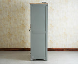 Alexandria Solid Wood Wardrobe Two Drawer Two Door Furniselan - Cool Grey