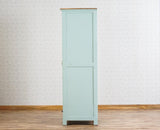 Alexandria Solid Wood Wardrobe Two Drawer Two Door Furniselan Silt-Green