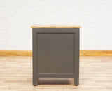 Alexandria Wooden Bedside Table Furniselan Slate-Grey