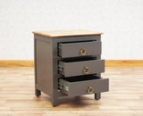 Alexandria Wooden Bedside Table Furniselan Slate-Grey