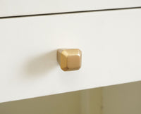 Alexandria Wooden Bedside Table One Drawer Furniselan Milky-White