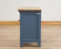 Alexandria Wooden Bedside Table One Drawer Furniselan  China-Blue