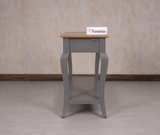Alexandria Wooden Console Table Three Drawer - Console Table - Furniselan Slate-Grey