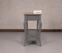 Alexandria Wooden Console Table Three Drawer - Console Table - Furniselan Slate-Grey