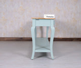 Alexandria Wooden Console Table Three Drawer - Console Table - Furniselan Silt-Green