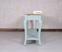 Alexandria Wooden Console Table Three Drawer - Console Table - Furniselan Silt-Green