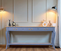 Alexandria Wooden Console Table Three Drawer - Console Table - Furniselan
