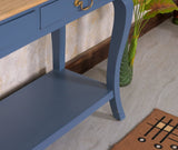 Alexandria Wooden Console Table Three Drawer - Console Table - Furniselan China-Blue