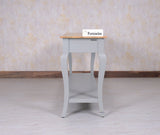 Alexandria Wooden Console Table Three Drawer - Console Table - Furniselan Cool-Grey