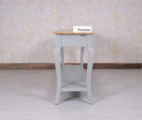 Alexandria Wooden Console Table Three Drawer - Console Table - Furniselan Cool-Grey