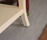Alexandria Wooden Console Table Three Drawer - Console Table - Furniselan Milky-White