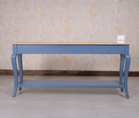 Alexandria Wooden Console Table Three Drawer - Console Table - Furniselan China-Blue