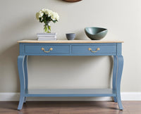 Alexandria Wooden Console Table Two Drawer - Console Table - Furniselan