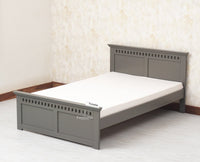 Alexandria Wooden Single Size Bed Kids Bed, Hostel Bed, Guest Bed for Home, PG & Small Rooms Furniselan Slate Grey