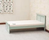 Alexandria Wooden Single Size Bed Kids Bed, Hostel Bed, Guest Bed for Home, PG & Small Rooms Furniselan Silt Green