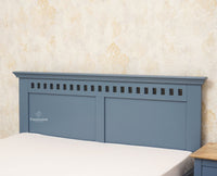 Alexandria Wooden Single Size Bed Kids Bed, Hostel Bed, Guest Bed for Home, PG & Small Rooms Furniselan China Blue