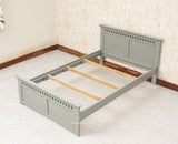 Alexandria Wooden Single Size Bed Kids Bed, Hostel Bed, Guest Bed for Home, PG & Small Rooms Furniselan Cool Grey