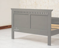 Alexandria Wooden Single Size Bed Kids Bed, Hostel Bed, Guest Bed for Home, PG & Small Rooms Furniselan Cool Grey