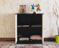 Altamount Two Door Multipurpose Wooden Sideboard Cabinet - Sideboard - Furniselan-Milky-White