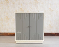Altamount Two Door Multipurpose Wooden Sideboard Cabinet Furniselan-Cool-Grey