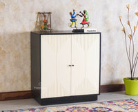 Altamount Two Door Multipurpose Wooden Sideboard Cabinet - Sideboard - Furniselan-Milky-White
