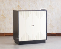 Altamount Two Door Multipurpose Wooden Sideboard Cabinet - Sideboard - Furniselan-Milky-White