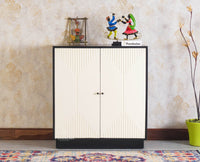 Altamount Two Door Multipurpose Wooden Sideboard Cabinet - Sideboard - Furniselan-Milky-White