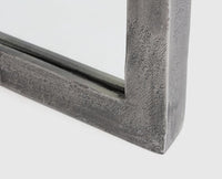 Alu Mirror Distressed Charcoal