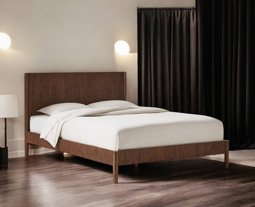 Amsterdam Solid Wood King Size Bed Furniselan