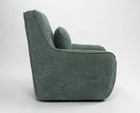 Anders Artisanal Chair – Modern Upholstered Dining Chair for Home & Café Dusty Green